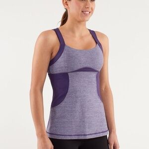 Lululemon Chaturanga Tank in Heathered Concord Grape Size 4